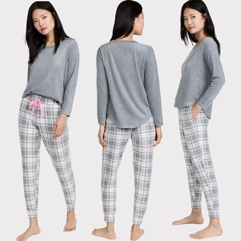 NWT EMERSON ROAD plaid libra stars 3 piece set M
